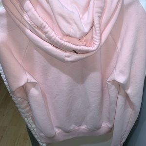 hollister pink zip up